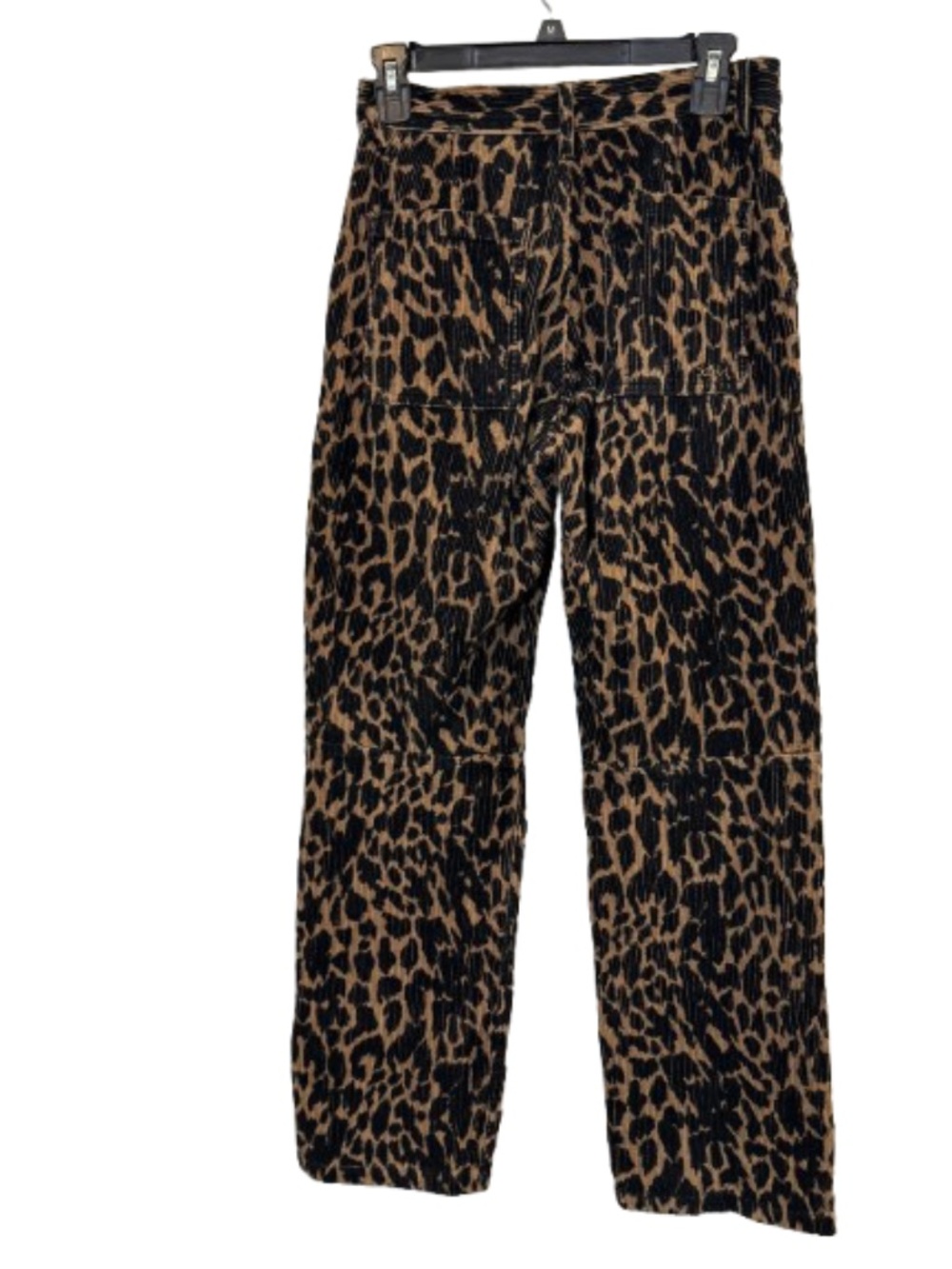 Vintage X Girl Leopard Print Women's Corduroy Cargo Pants Size M